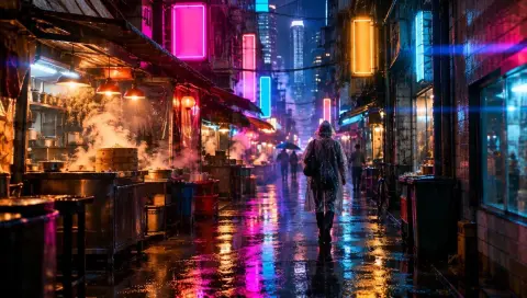 Neon city