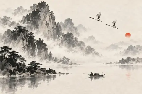 Ink wash